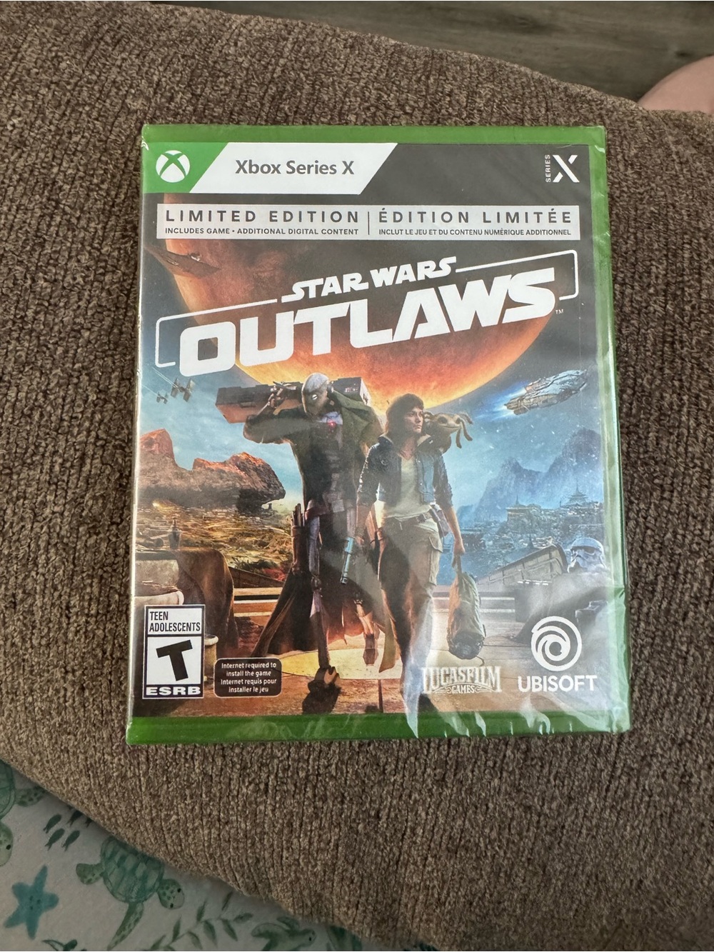 Xbox Series X Star Wars Outlaws Limited Edition - Green Case- new with plastic